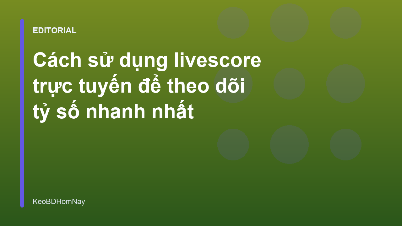 Người dùng đang xem livescore bóng đá trên điện thoại